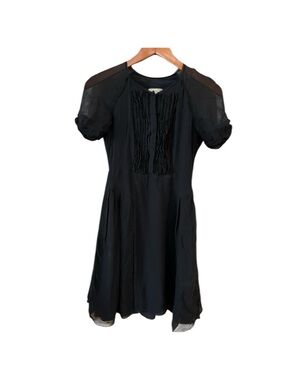 chinese dress ladies Burberry Prorsum AW/10 Olive Stretch Lace Panelled Dress – Blogger Armoire main image 0